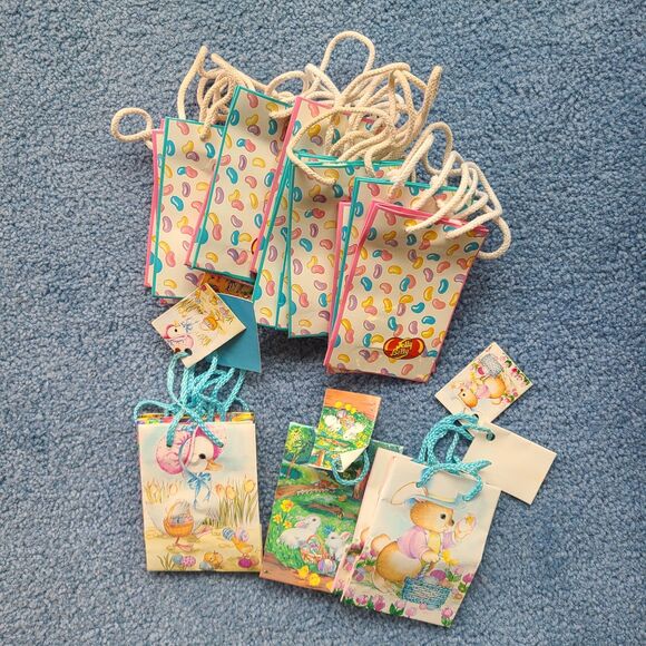 Pastel Springtime Easter Gift Bag and Party Decor Bundle Spring Easter Decor - Picture 5 of 10